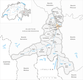 Karte von Sils im Domleschg