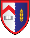 The coat of arms of Kellogg College