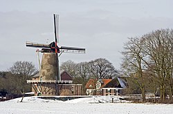 Getreidemühle De Leeuw in Lettele