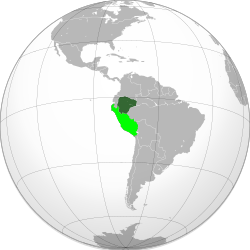 Loreto within Peru in 1921