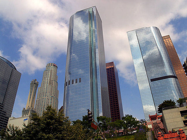 Le centre ville de Los Angeles  (définition réelle 2 816 × 1 880)