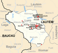 Mapa postu administrativu Luru