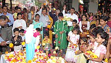 Marymas celebration by Roman Catholic believers in Pune, Maharashtra Monti Fest Pune.jpg