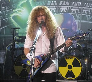 Dave Mustaine from Megadeth at Moscow