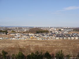 住宅街の様子