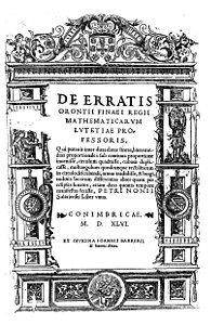 De erratis Orontii Finæi, 1546