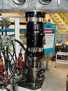One of 16 Vertical Actuators and Spherical Coupling Assemblies for Space Power Facility's MVF