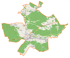 Mapa lokalizacyjna gminy Ozimek