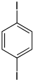 Struktur von p-Diiodbenzol