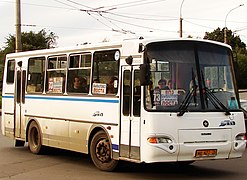 ПАЗ-4230 «Аврора» на улице Космонавта Беляева