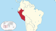 Localització del Perú