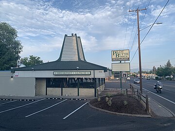 The closed Pilot Butte Drive-In (2022)