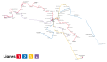 Plan détaillé du réseau Ritmo