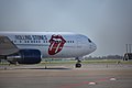 Логотип на личном самолете The Rolling Stones Boeing 767