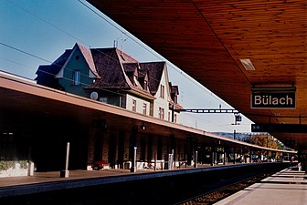 Platforms and reception building