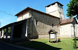 The church in Saint-Martin-de-Fressengeas