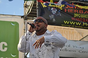 Skee-Lo performing at the 2010 Seattle Hempfest