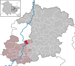 Läget för kommunen Sulza i Saale-Holzland-Kreis