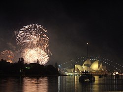 Célébration du nouvel an 2005 à Sydney