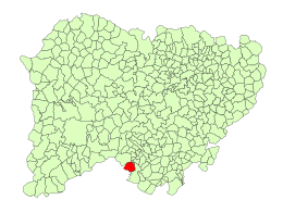 Herguijuela de la Sierra - Localizazion