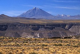 Vue du volcan.