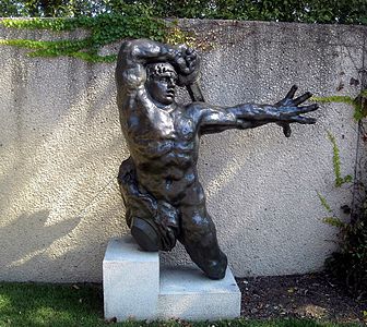 The Great Warrior of Montauban, bronze, (1898), Hirshhorn Museum, Washington, D.C.