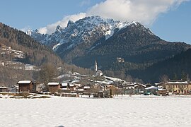 Tonadico am Eingang des Val Canali