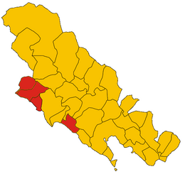 Unione dei comuni Cinque Terre-Riviera – Mappa