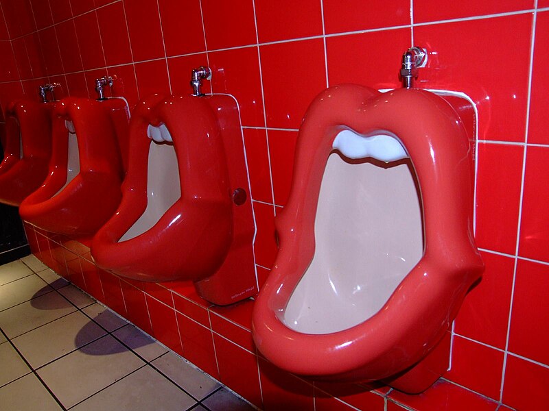 Urinal mouth