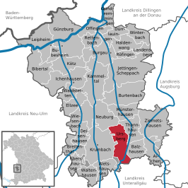 Kaart van Ursberg