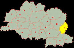 Distretto di Lëzna – Localizzazione