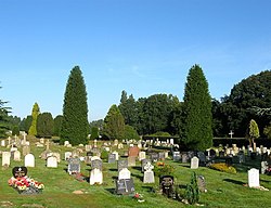 The cemetery in Walstead