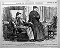 «Жінка-лікар досліджує пульс», 1848 р.