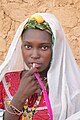 A young girl in traditional dress, Bani, 2010