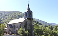 Kirche Saint-Pierre im Dorf Hèchettes