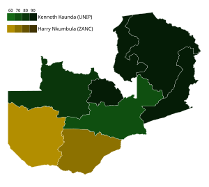 Elecciones generales de Zambia de 1968
