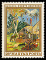 Gauguin-kunst på ungarsk frimerke