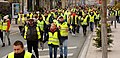 Demonstration de protesto in Belfort al 1 de decembre 2018