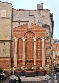 La fontaine des Puits-Clos, par Bernard Calley.