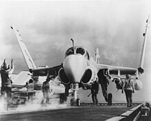 A-6B on the USS Saratoga in 1971 A-6B Intruder of VA-75 aboard USS Saratoga (CVA-60) in 1971.jpg