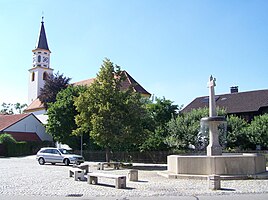 Kirkepladsen i Ampfing
