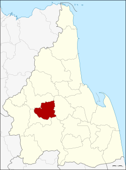 Karte von Nakhon Si Thammarat, Thailand, mit Chang Klang