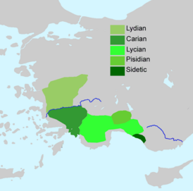 Анатолийские языки в 1 тыс. до н. э.