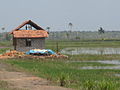 Small hut adjucent to road