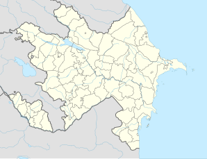 Localisation sur la carte d'Azerbaïdjan