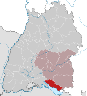 Localisation de Arrondissement du Lac de Constance