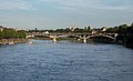 Bazel, brug (de Wettsteinbrücke) vanaf de Mittleren Brücke