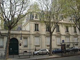 Vue de la mission diplomatique