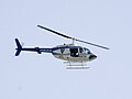 A Chicago Police Department helicopter over Lake Michigan during the 2007 Accenture Triathlon