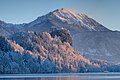 Bled Castle in winter